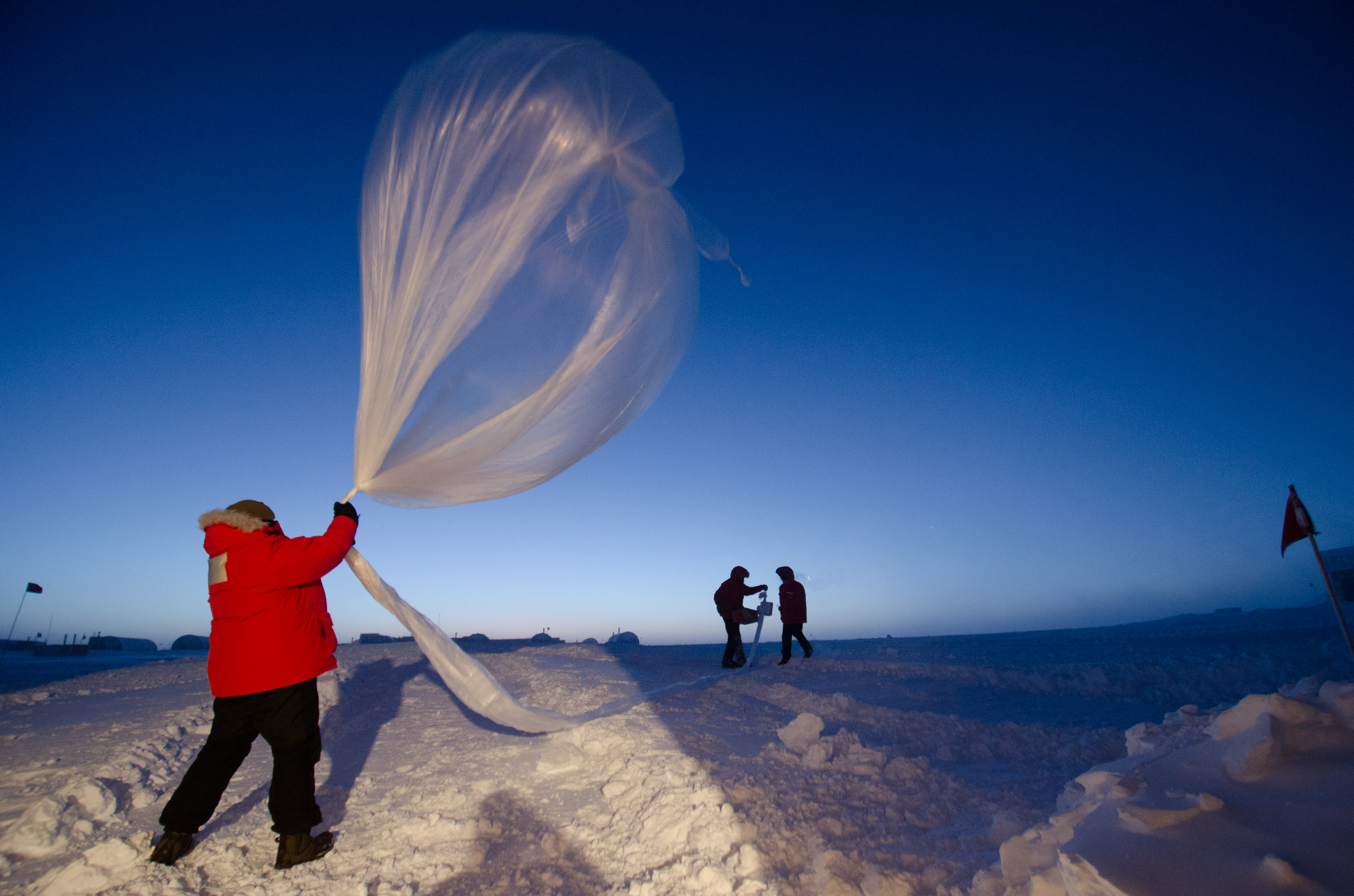 La estratosfera polar, basurero atmosférico